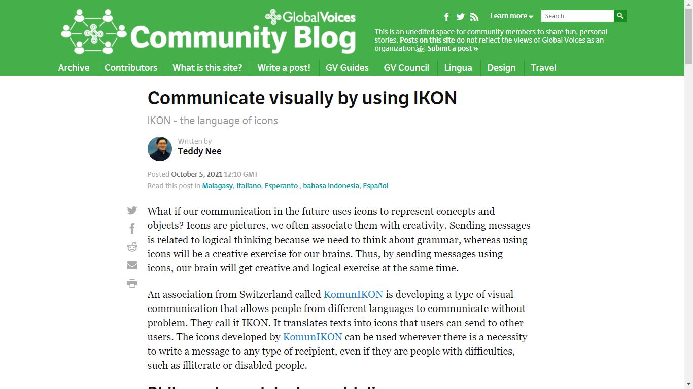 Design Update: New fonts! · Global Voices Community Blog